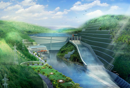 临潼老挝南塔河1号水电站项目